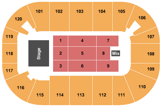 Agganis Arena AJR Seating Chart